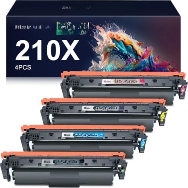 210X Toner Cartridges Compatible Replacement for HP 210X Toner 210A Toner Cartridges for HP Color Pro 4201dn 4201dw