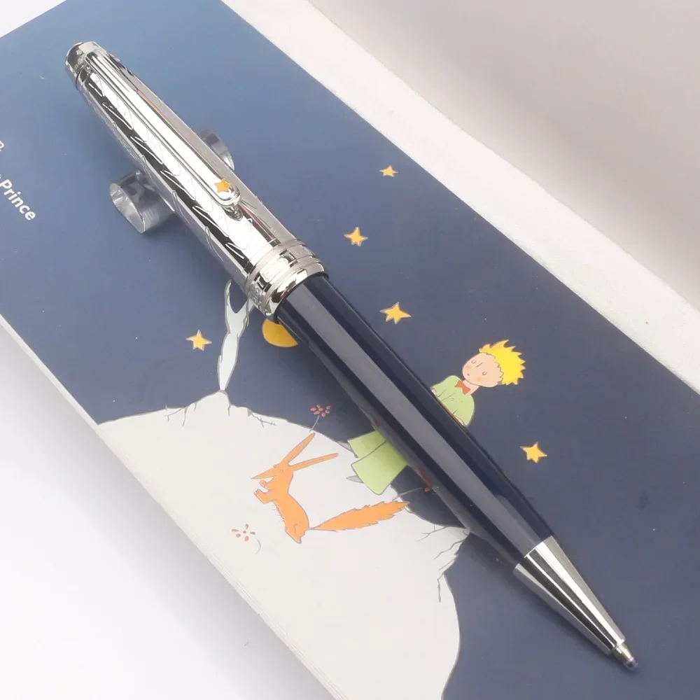 Special Little Prince Rollerball Pen MB 163 Ballpoint Metal Blue Design Not Gel Fountain Pens Set Office Supplies with Number