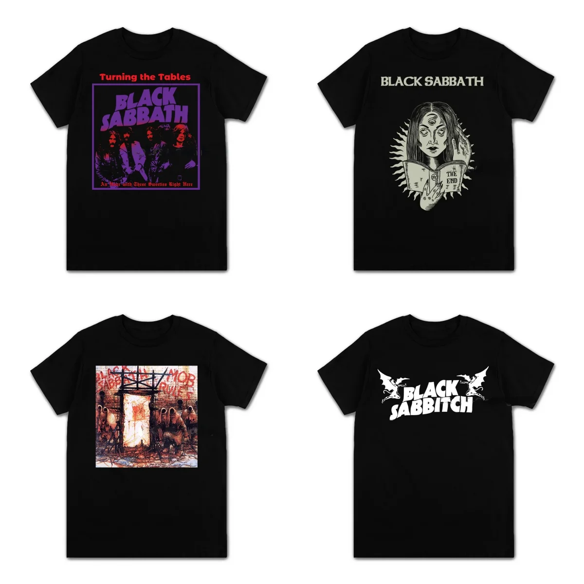 

2025 high quality summer black metal rock band printed T-shirt unisex fashion casual loose short-sleeved top street wear
