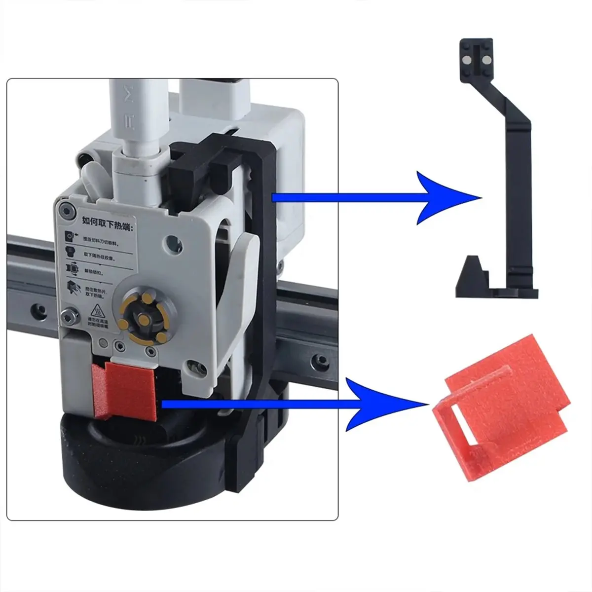 punctual-upgraded-air-duct-for-bambu-a1-a1-mini-hotend-upgraded-kit-air-fan-duct-for-bambu-lab-a1-a1-mini-3d-printer-parts