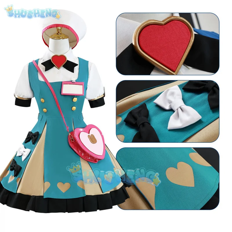 Genshin Impact Sigewinne Women Dress Cosplay Costume Cos Game Anime Party Uniform Hallowen Play Role Clothes Clothing