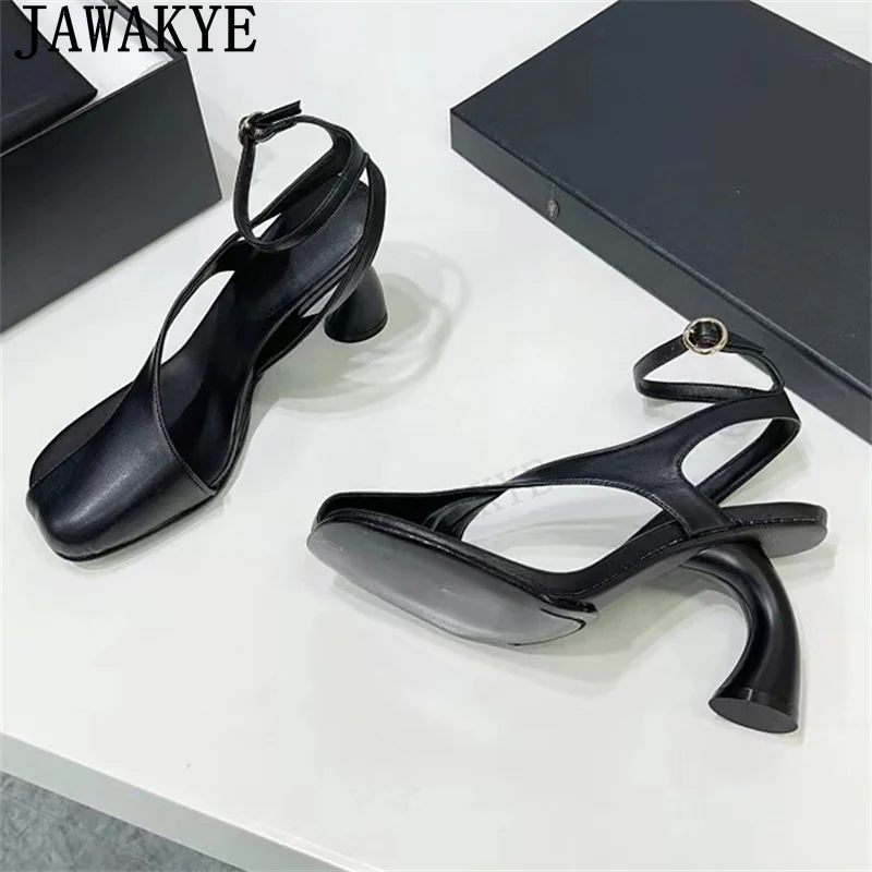 

Summer Half Wrap Toe Designer High Heels Sandals Women Ankle Buckle Gladiator Slingbacks Ladies 2024 Sexy Fashion Party Sandals