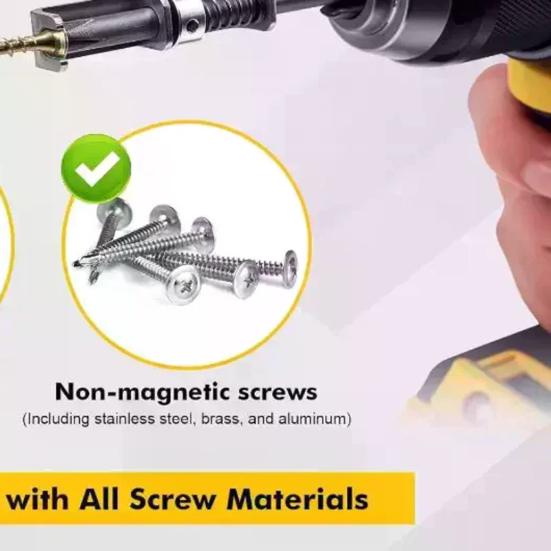 

Wear-Resistant Spring Screw Support Tip Universal Retaining Tool Spring Positioning Bit For Mechanics Electricians