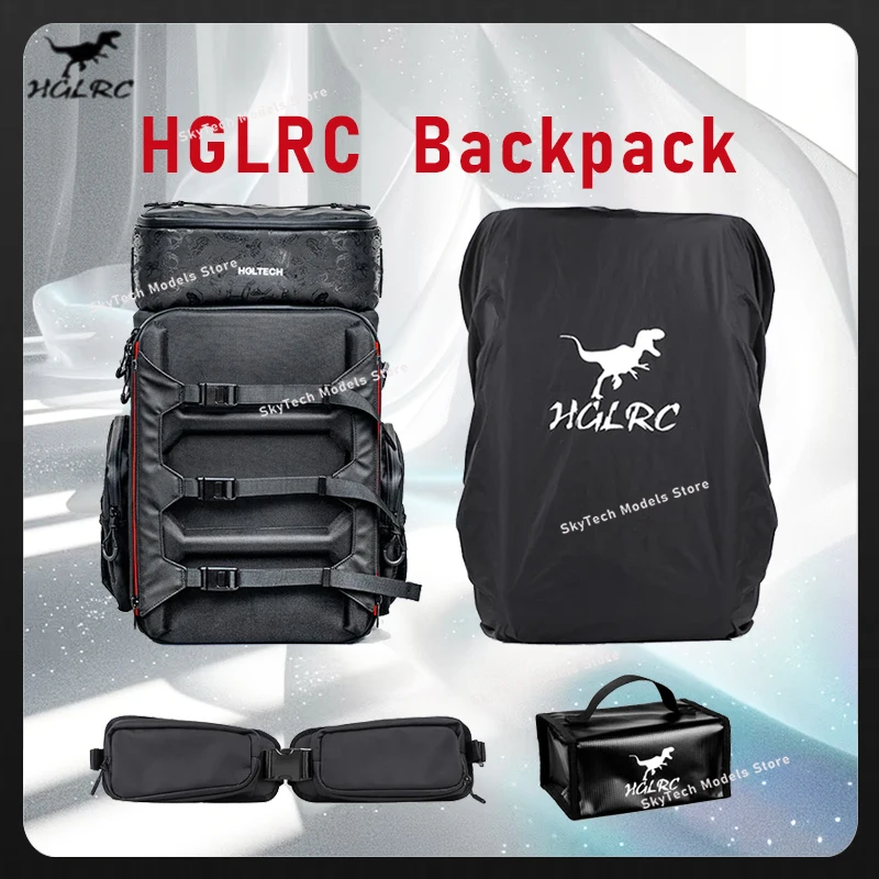 

HGLRC FPV Backpack 360X260X530mm Waterproof Splash-Proof Fabric For RC FPV Freestyle Outdoor Bag