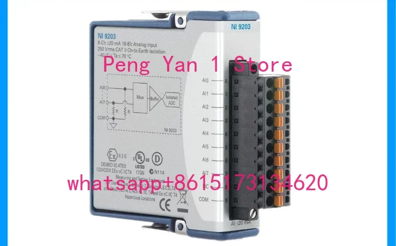 

Аналоговый модуль ввода тока US NI 9203 779516-01