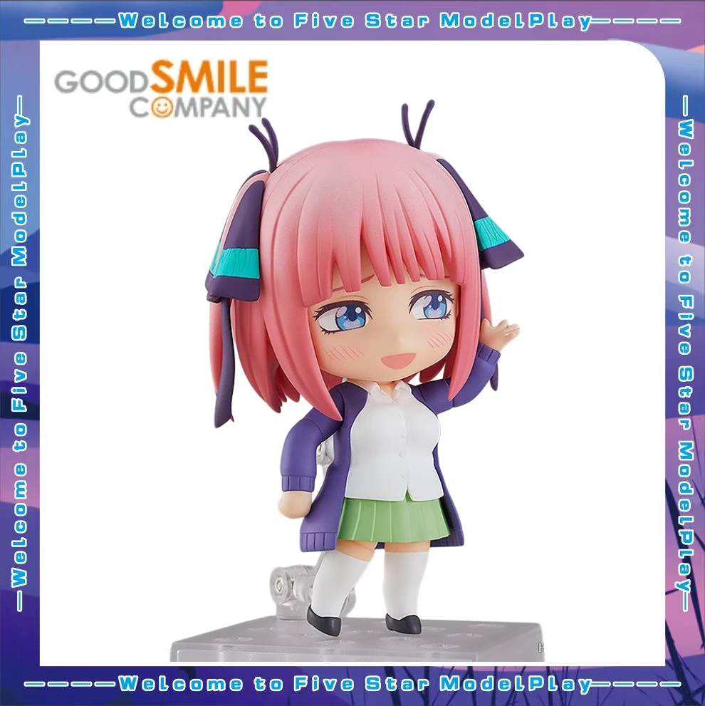 

【FS】Оригинальная фигурка GSC NENDORON 1612 Gotoubun No Hanayome Nakano Nino, модель игрушки, подарочная коллекция