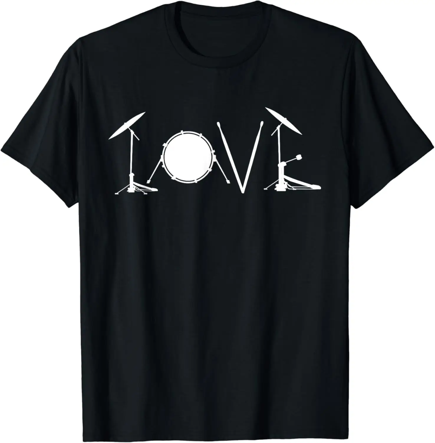 Drummers Drumming Gift Drum Love Drums Drummer T-Shirt New Fashion Top Tees