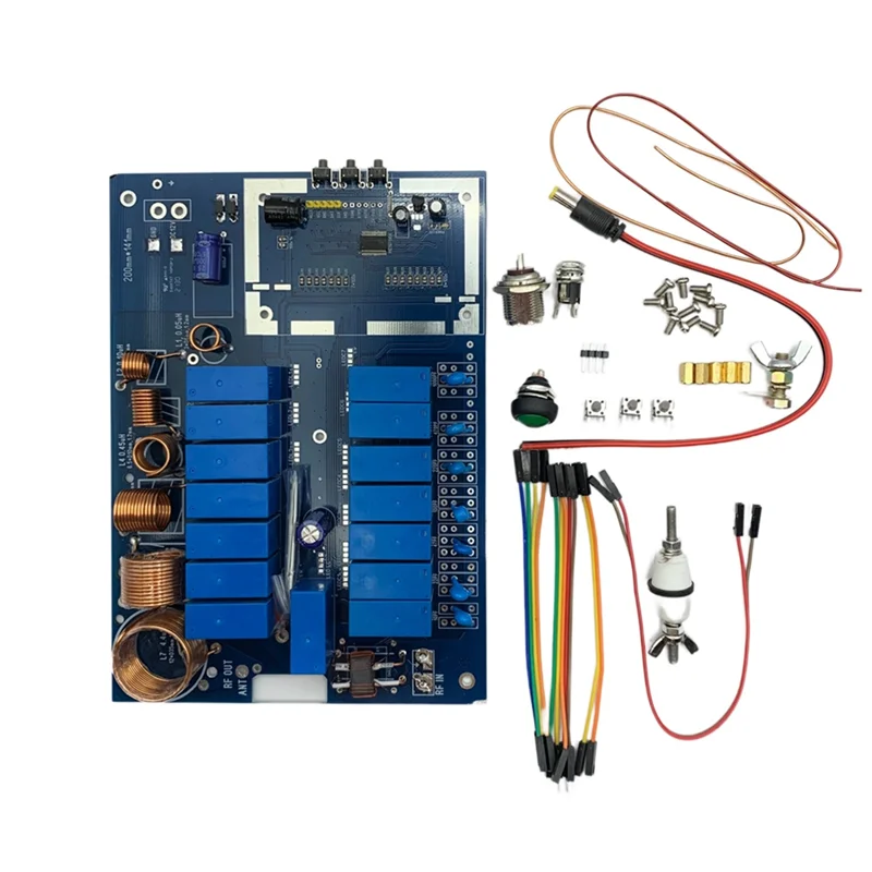 ATU-200 1.9-54MHz 150W Automatic Antenna Tuner, Update Version Of ATU-100 ATU100 Firmware Programmed Soldered Full Set