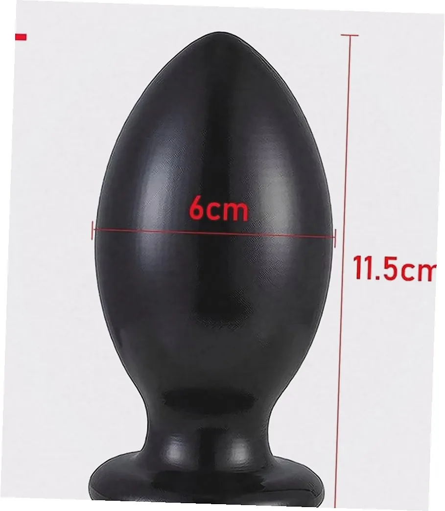 Large Caliber Anal Dilator Dildo Style Butt Plug Soft Skin-friendly Silicone Anus Expander Prostate & Private Area Stimulation view 4