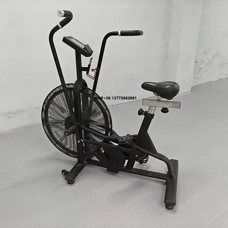 

Commercial Fan Exercise Bike Upright AirBike Indoor Cycling Stationary Bicycle Fitness Equipment