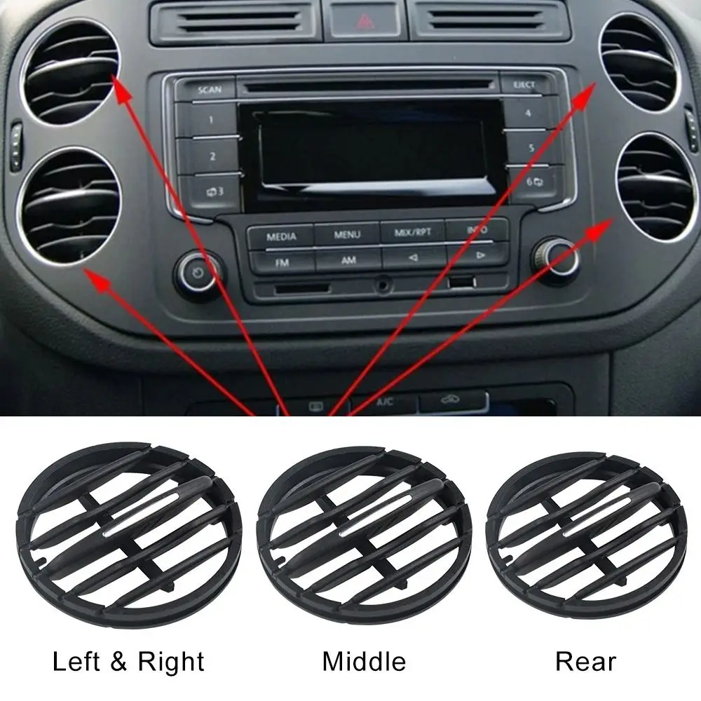 

Вентиляционная решетка для Volkswagen Tiguan, выхлопной клапан циркуляции воздуха, Крышка вентиляционного отверстия