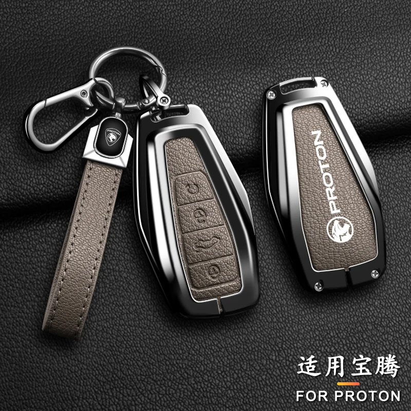 سبائك الزنك 4 زر مفتاح السيارة قذيفة تعديل الوجه للطي مفتاح القضية ل بروتون Gen-2 R3 انسبا سافي بيرسونا حكيم واجا اكسسوارات #5