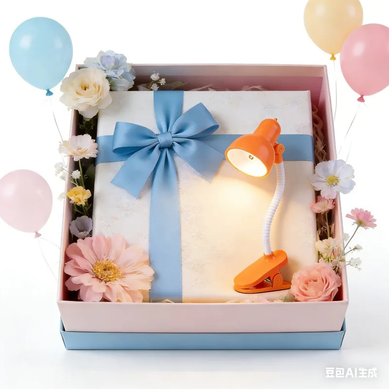 Mini Book Light With Clip LED Table Lamp Foldable Night Home Room Computer Night Lights Eye Travel Book Light Home Appliance