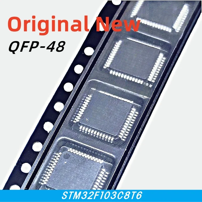 

10pcs 100% New STM32F103C8T6 STM32F 103C8T6 QFP-48 Chipset