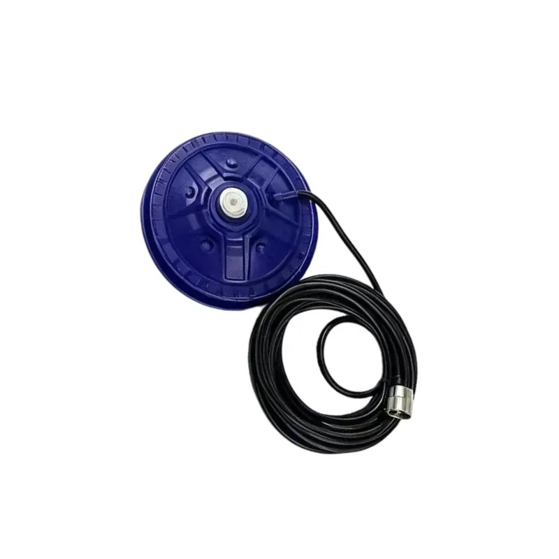 [nuevo-a25p]-base-de-antena-universal-para-walkie-talkie-de-coche-con-ventosa-de-gran-adherencia-cable-coaxial-de-5-metros-conector-macho-color-azul