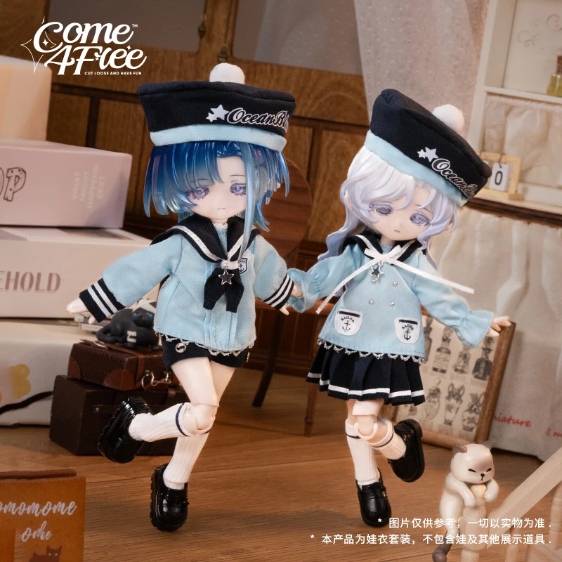 

Серия Come4free Daily • Платье-мессенджер и брюки Whale Fall для кукол Ob11 1/12 Bjd, очаровательный повседневный наряд и подарок