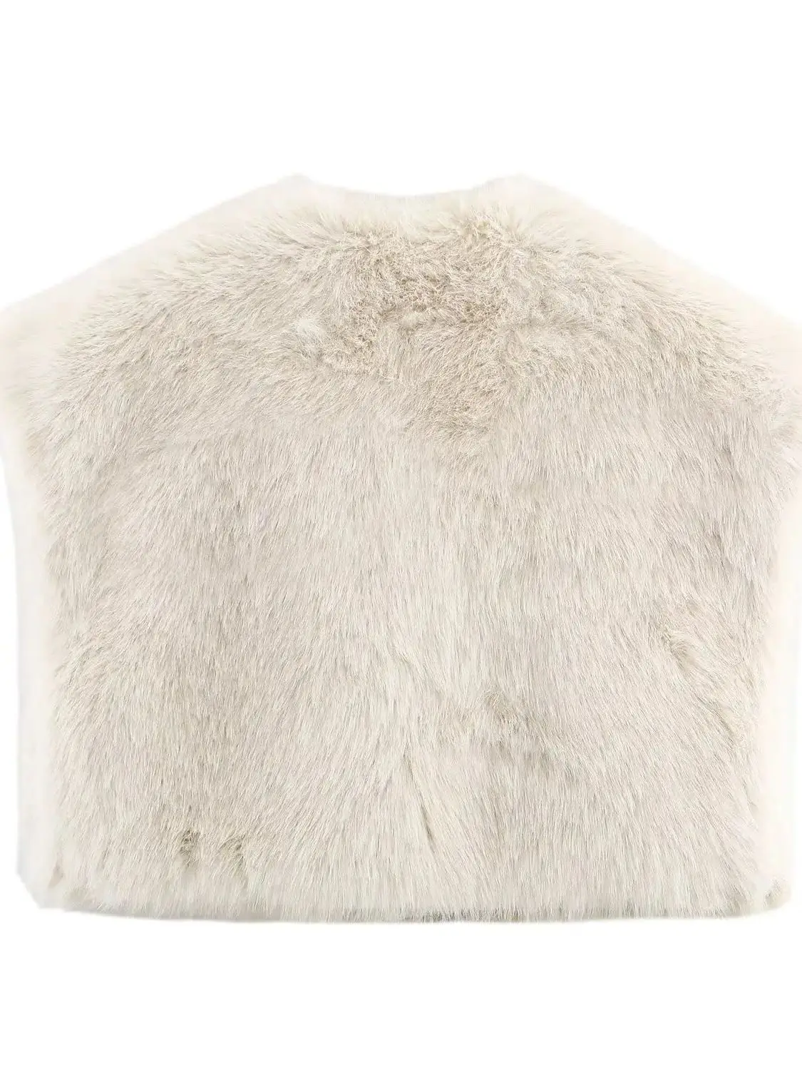 Brand Faux Fur Vest Autumn and Winter New Retro Sweet Fur Fur Vest Patchwork High Quality Sleeveless Fur Outerwear Women Coat