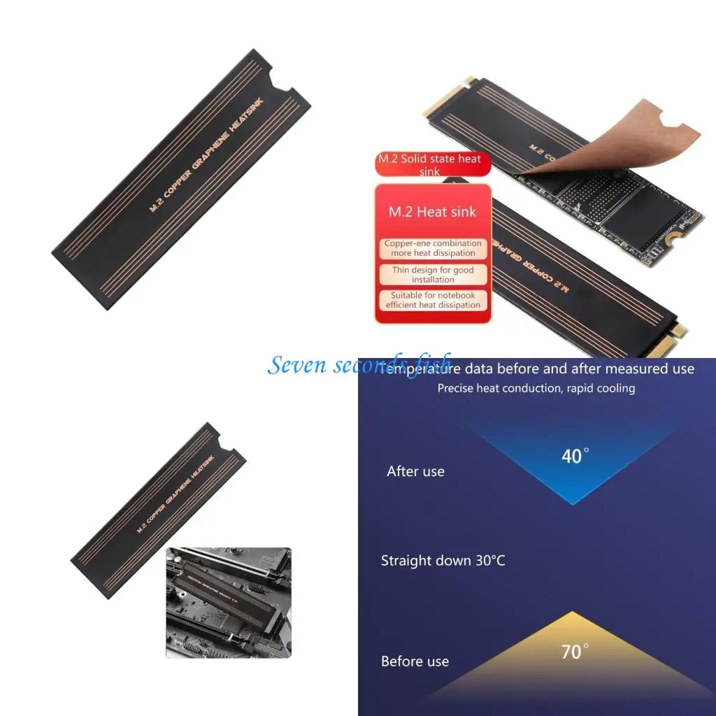 

L74B Медная охлаждающая прокладка для памяти ноутбука