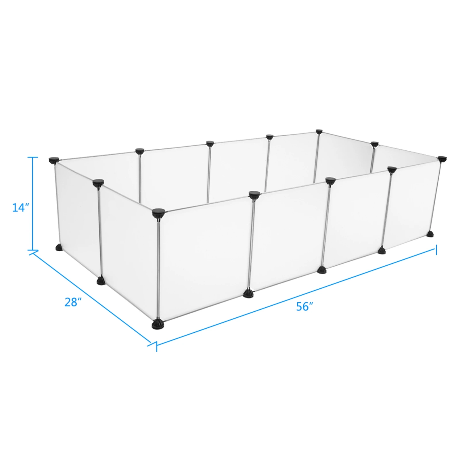 Pet Playpen, Portable Large Plastic Yard Fence Small Animals, Puppy Kennel Crate Fence Tent