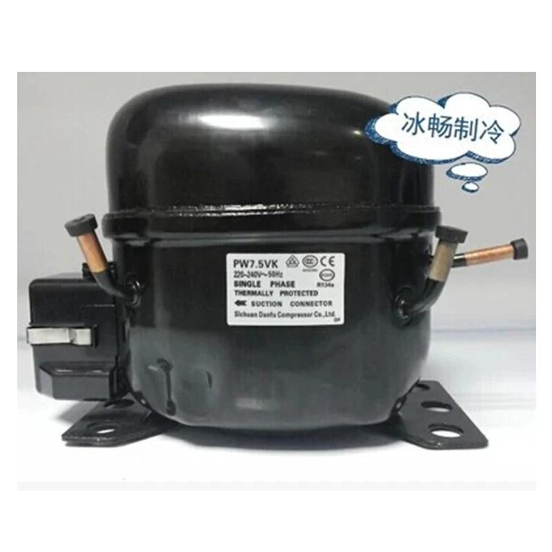 PW5.5VK Piston Refrigeration Compressor Low Noise Refrigerator Compressor