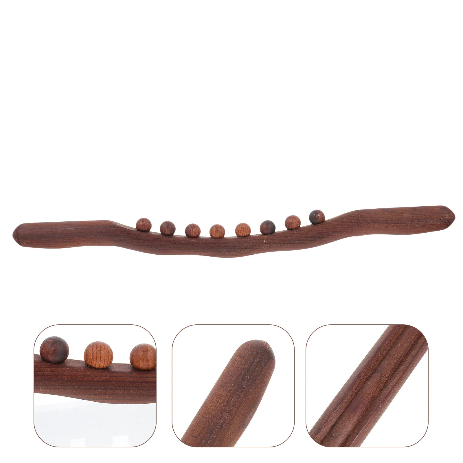 

Massage Stick Made of High-Grade Beech Wood Compact Manual Body Massager for Pain Relief and