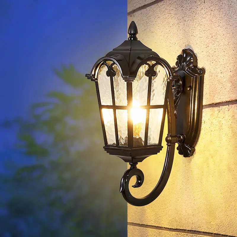 Modern Solar Wall Lamp Outdoor Waterproof LED Induction Light for Villa Garden Pathway New Chinese Style Decorative Strip