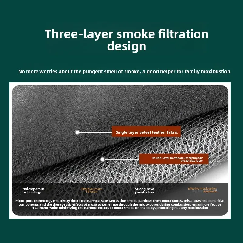 صندوق Moxa النحاسي الخالي من الدخان من Chang'an Ai - طقم معلق ومحمول مع غلاف قماشي متعدد الطبقات #3