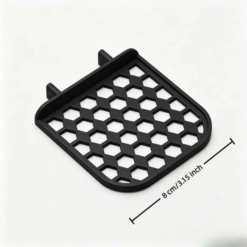 Skadis Pegboard Hexagonal Display Tray Wall Mount Small Parts Organizer Garage Hardware Bit Storage Rack