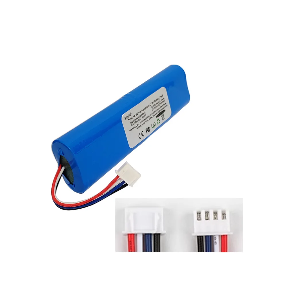 14.8V 3500Mah Batterij Voor Xiaomi Sweeper Batterij 2c Mijia Geïntegreerde Robot Stytj03zhm Stofzuiger Batterij 18650 Li Batte