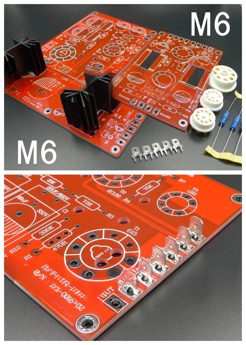 New DIY M6 electronic tube front amplifier