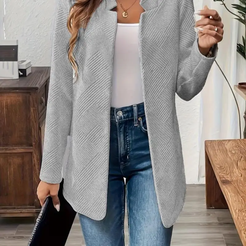 

Легкий костюм из полиэстера и спандекса Jaet 2200, новый женский офисный костюм с воротником Princ Sve