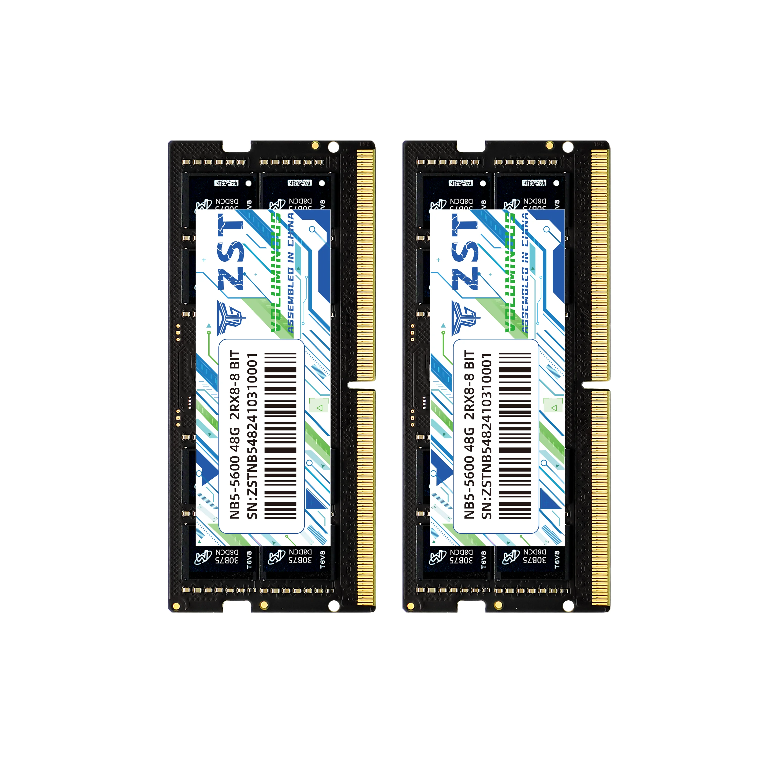 

Ddr Ram Computer Memory Ram Laptop Memoria DDR5 48G*2 96G Ram 4800-7400mhz Ddr5 Sodimm