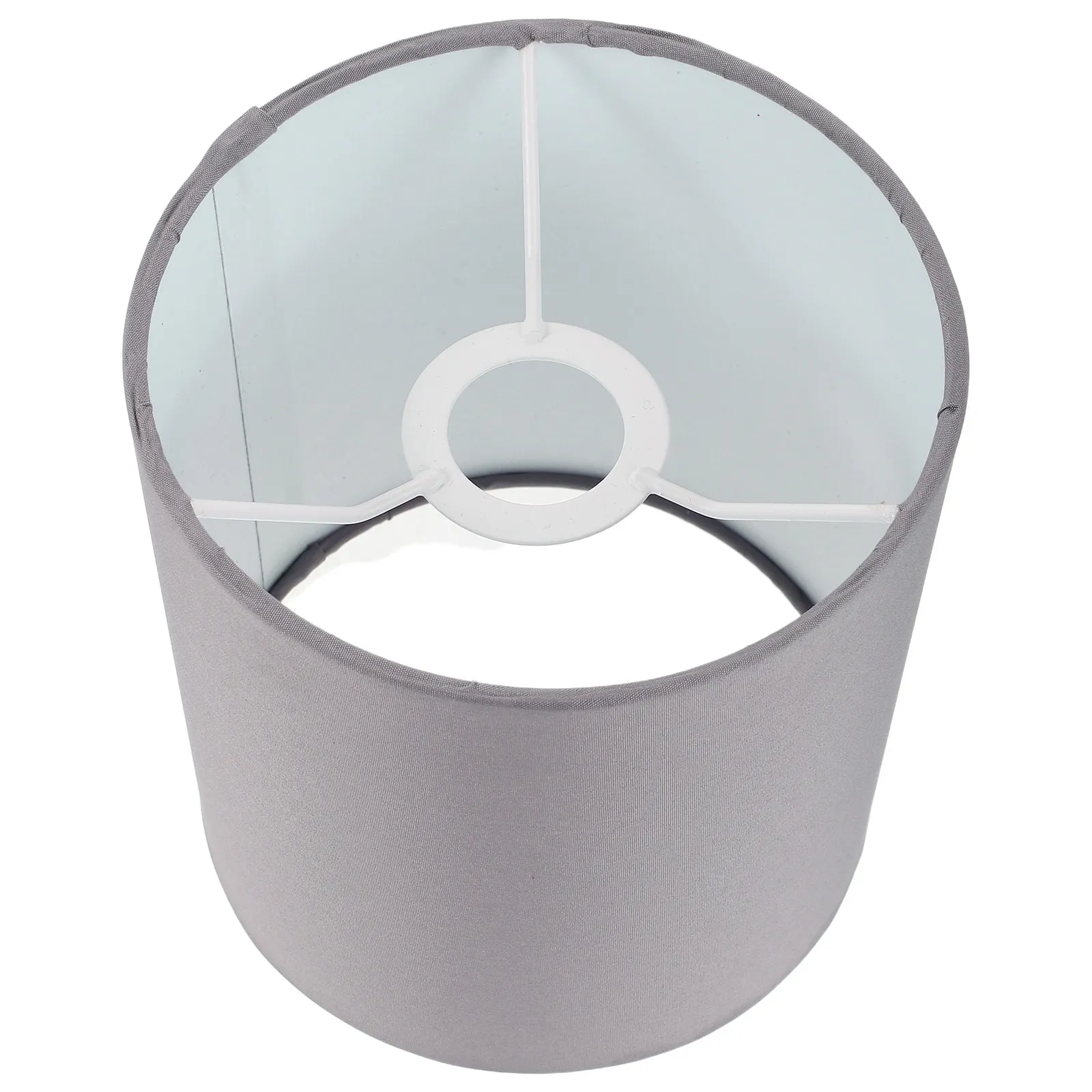 

Small Drum Lampshade Fabric Modern Cylinder Lamp Shade for Table Wall Ceiling Lights Gray Lamp Shade Living Room Bedroom