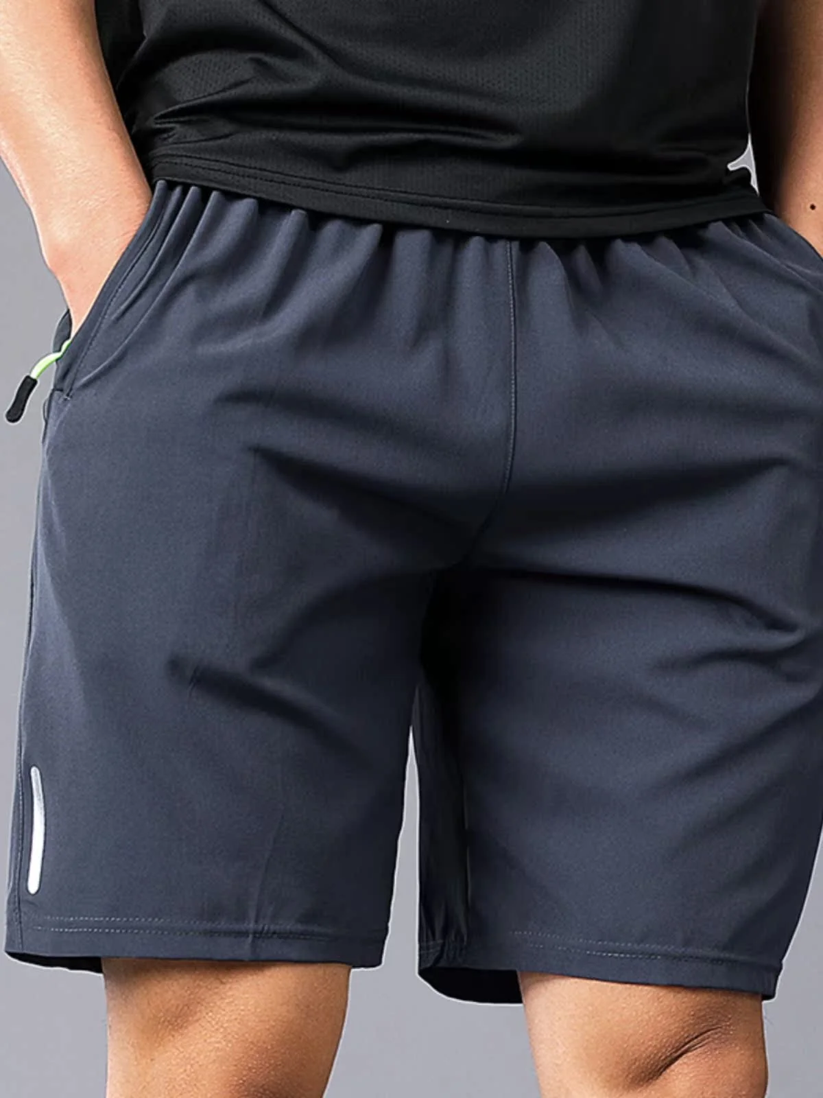 

Men's Sport Cotton orts Casual mid Waist Five Length Youthful Energy Sle Straight Leg Fit Jeans Summer Seasonal Wear