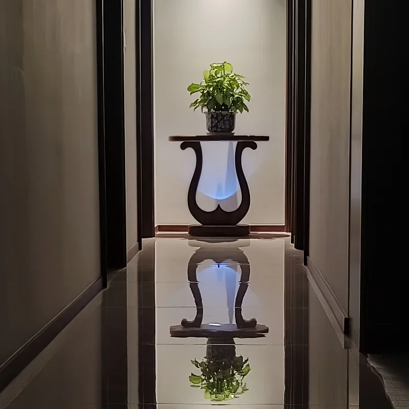 Customizable Entryway Modern Corner Table Hallway Wood Salon Luxury Console Table Nordic Unique