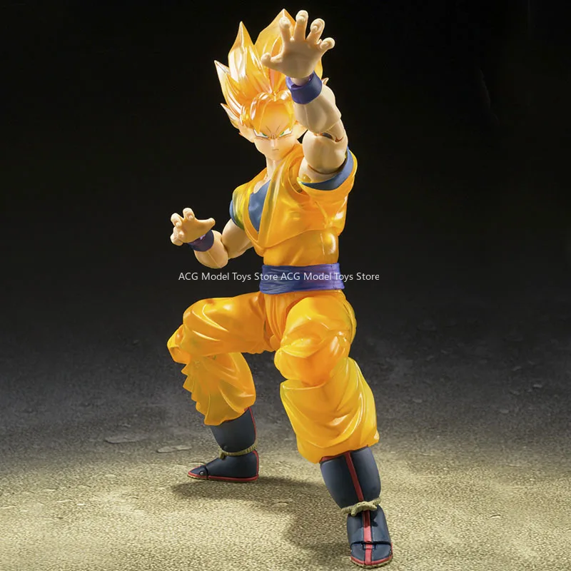 Auf Lager Original Bandai S.H.Figuarts SHF Dragon Ball Serie Super Saiyajin Son Goku -Z Fighter-Action Figure Collection Geschenk Kinder