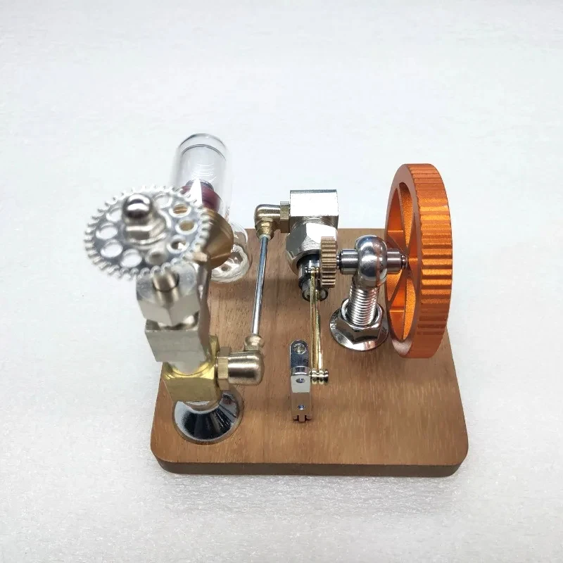 Velocidad ajustable del modelo vertical del motor del pistón libre de la ciencia física ​ ​ Juguete de tecnología de motor de combustión externa de potencia