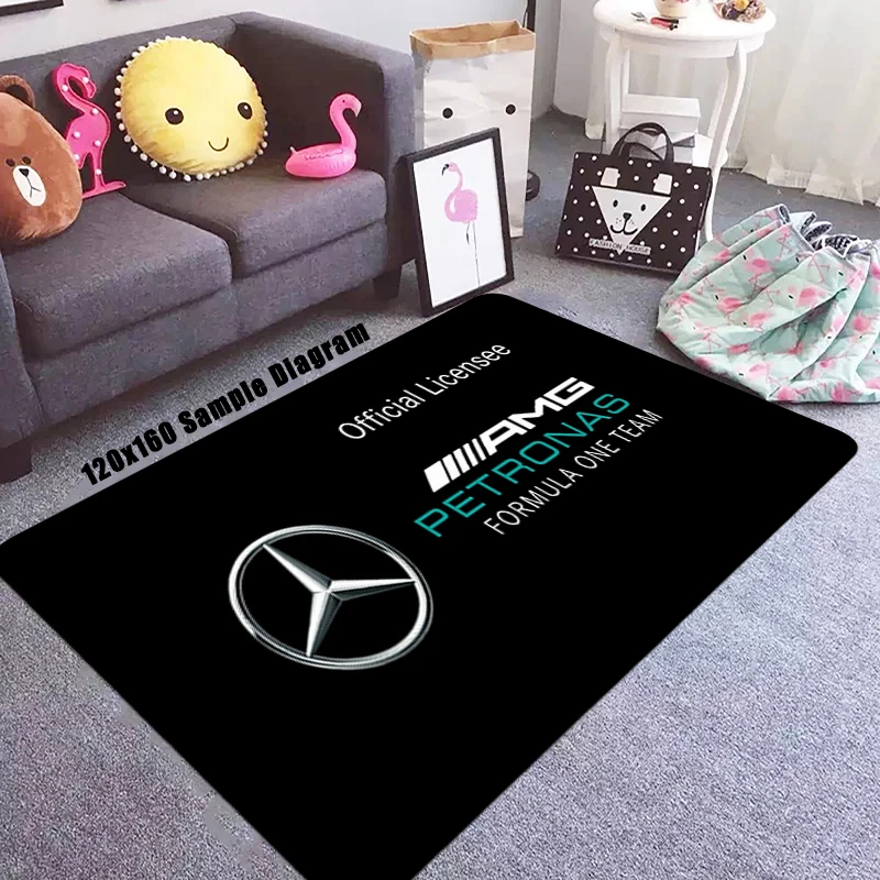 Interior Room Rug Mercedes-Benz Foot Carpets Entrance Doormat Floor Mats Car Boot Carpet Non-slip Mat Home Kitchen Hallway Decor