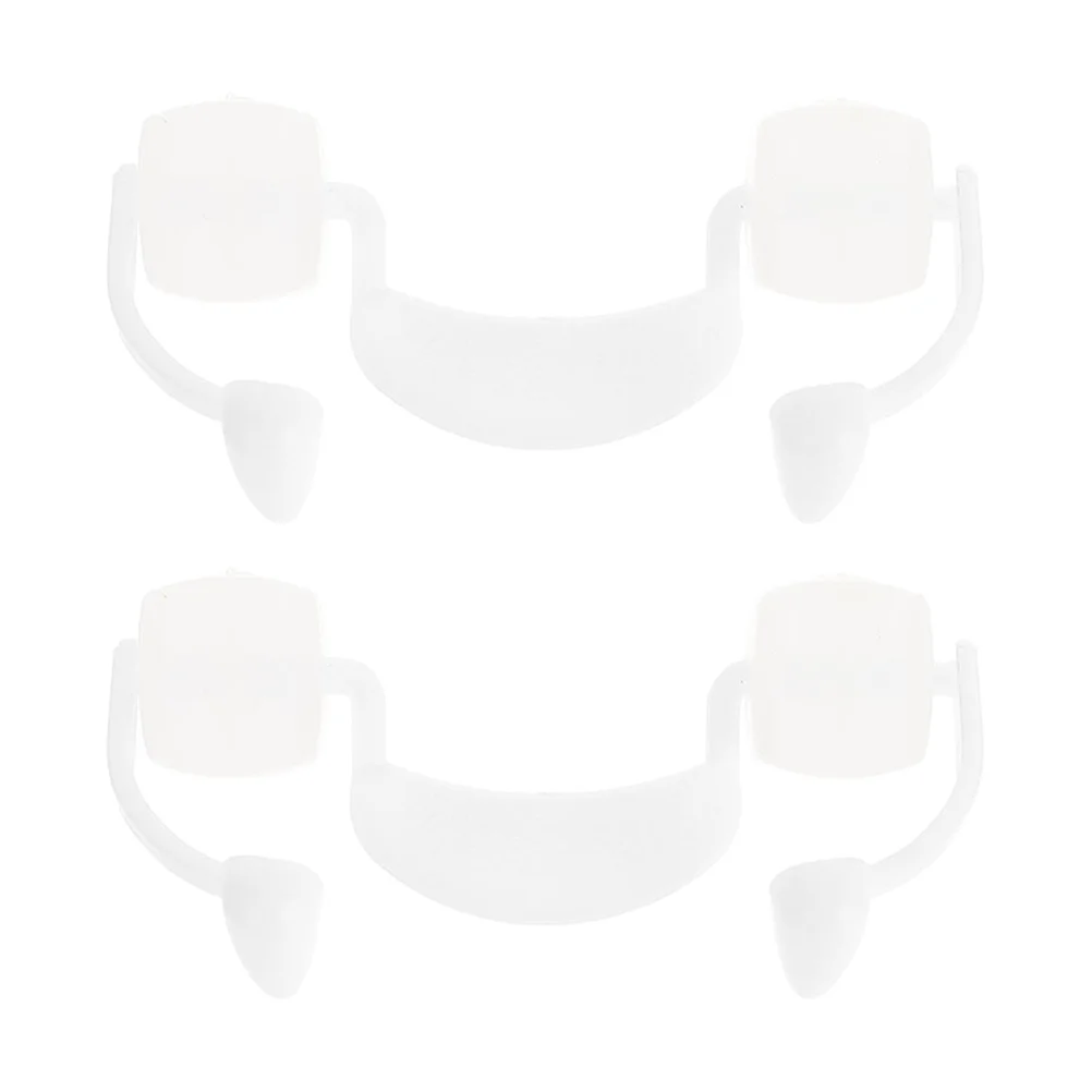 2 Pcs Vampire Teeth Fake Ugly Halloween Costumes Retractable Fangs Clothing Scary for Plastic Tooth Dentures