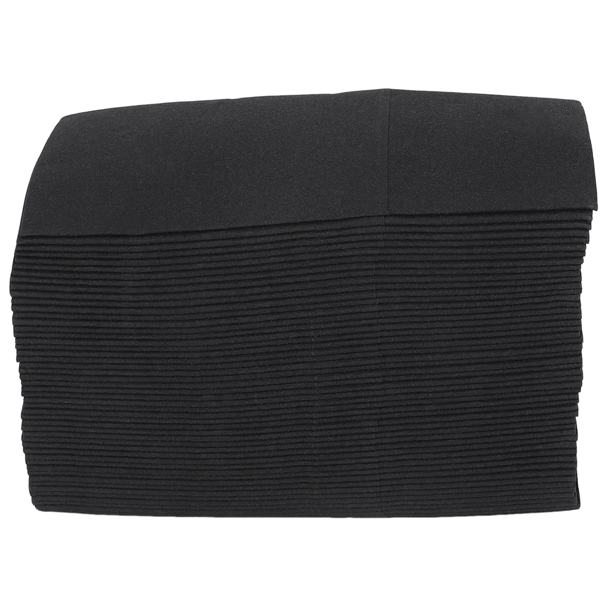 AYMR-50PCS Disposable Dinner Napkins with Built-in Flatware Pocket,Prefolded Cloth Like Paper Napkins for Wedding Party Black