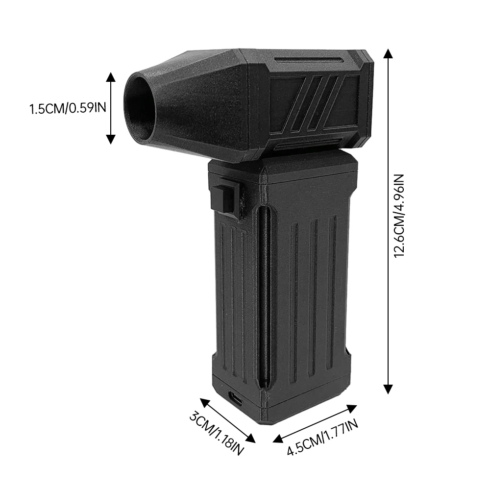 Mini Turbo Jet Fan com Motor Brushless, Blower poderoso, Turbo Booster, duto de alta velocidade, 110.000 RPM, 32mm