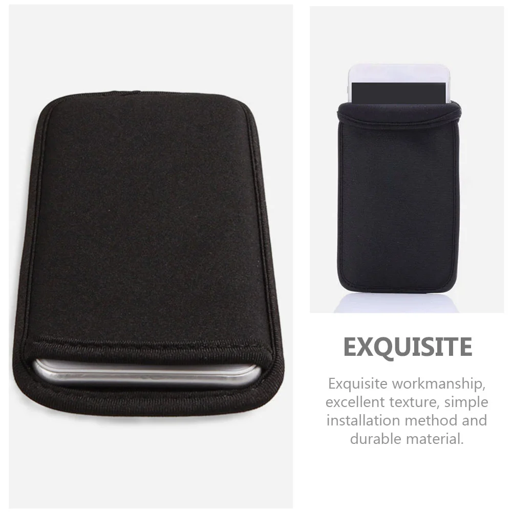  Cell Phone Case Mobile Cases Pouch Multifunction Sleeve Black Protective for Miss
