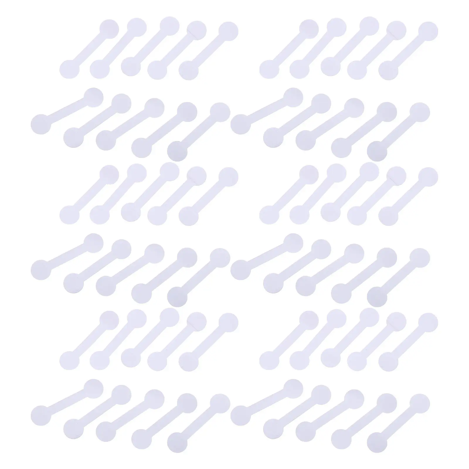 

1000 шт. белых этикеток-ценников для ювелирных изделий, самоклеящиеся водонепроницаемые этикетки для серег, колец, ожерелий, браслетов