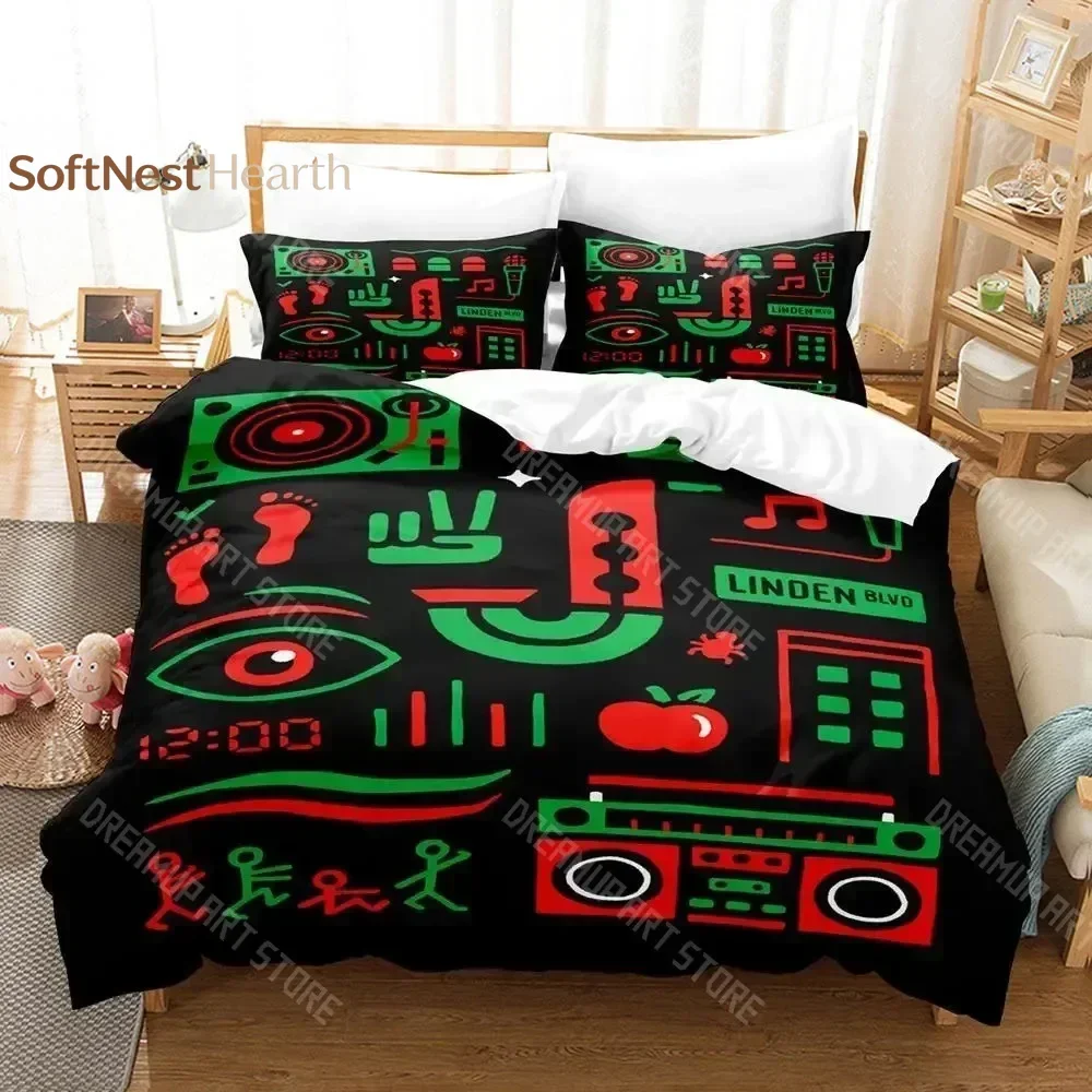 2026 3D Print A Tribe Called Quest Bedding Set Single Twin Full Queen King Size Bed Set Adult Kid Bedroom Duvetcover Sets