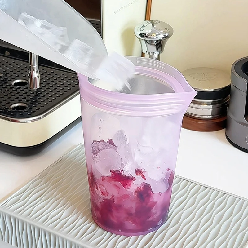 

Leakproof Silicone Pouch Reusable Refrigerator Organizers for Vegetables/Fruit/Meat Odor-Proof & Leakproof Food Bags〔HGS-2〕