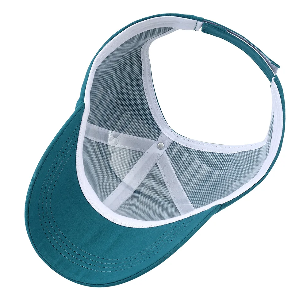 إلكتروني التطريز عالية ذيل حصان قبعة بيسبول الإناث فارغة أعلى في الهواء الطلق الرياضة قبعات الحماية من الشمس للنساء Snapback قبعات #5