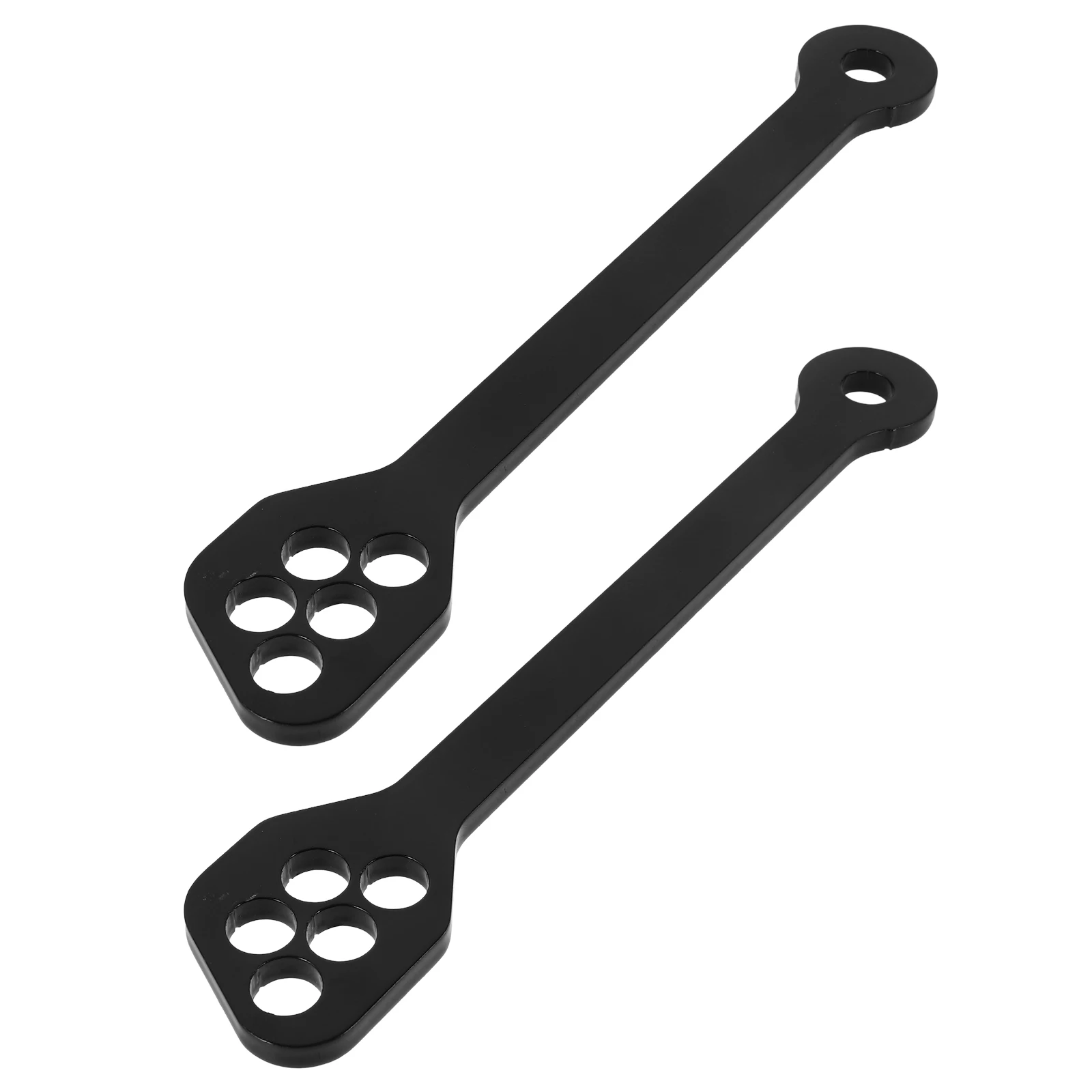 

Motorcycle Rear Suspension Black Adjustable Lowering Links for Enhanced Comfort Durable Metal Improved
