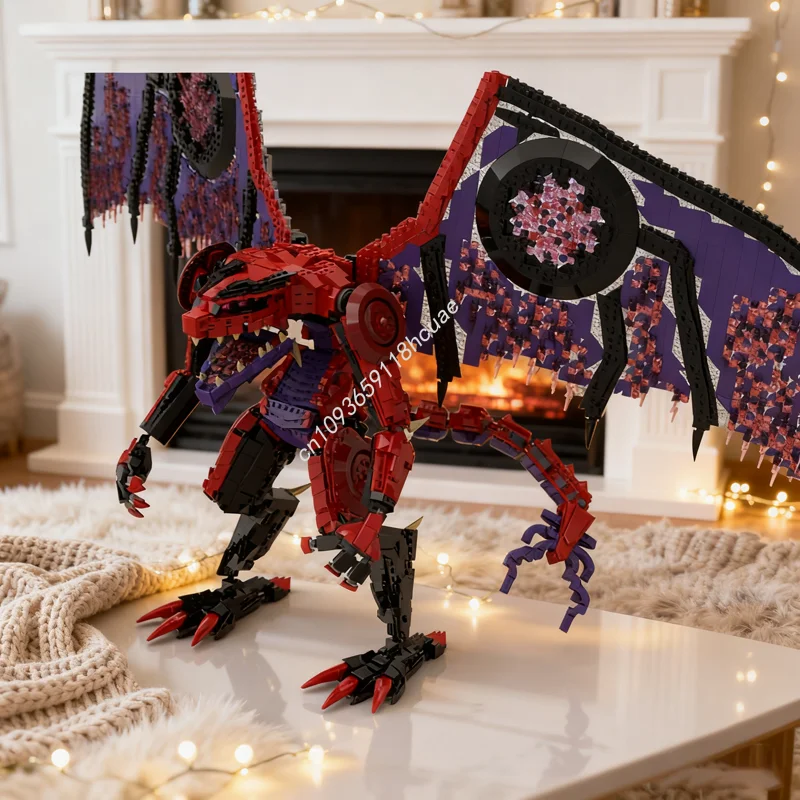 4915 قطعة MOC Thunderfang Ninjia نموذج اللبنات العمارة الإبداعية فكرة التعليم لعب الاطفال هدايا عيد الميلاد عيد الميلاد #1