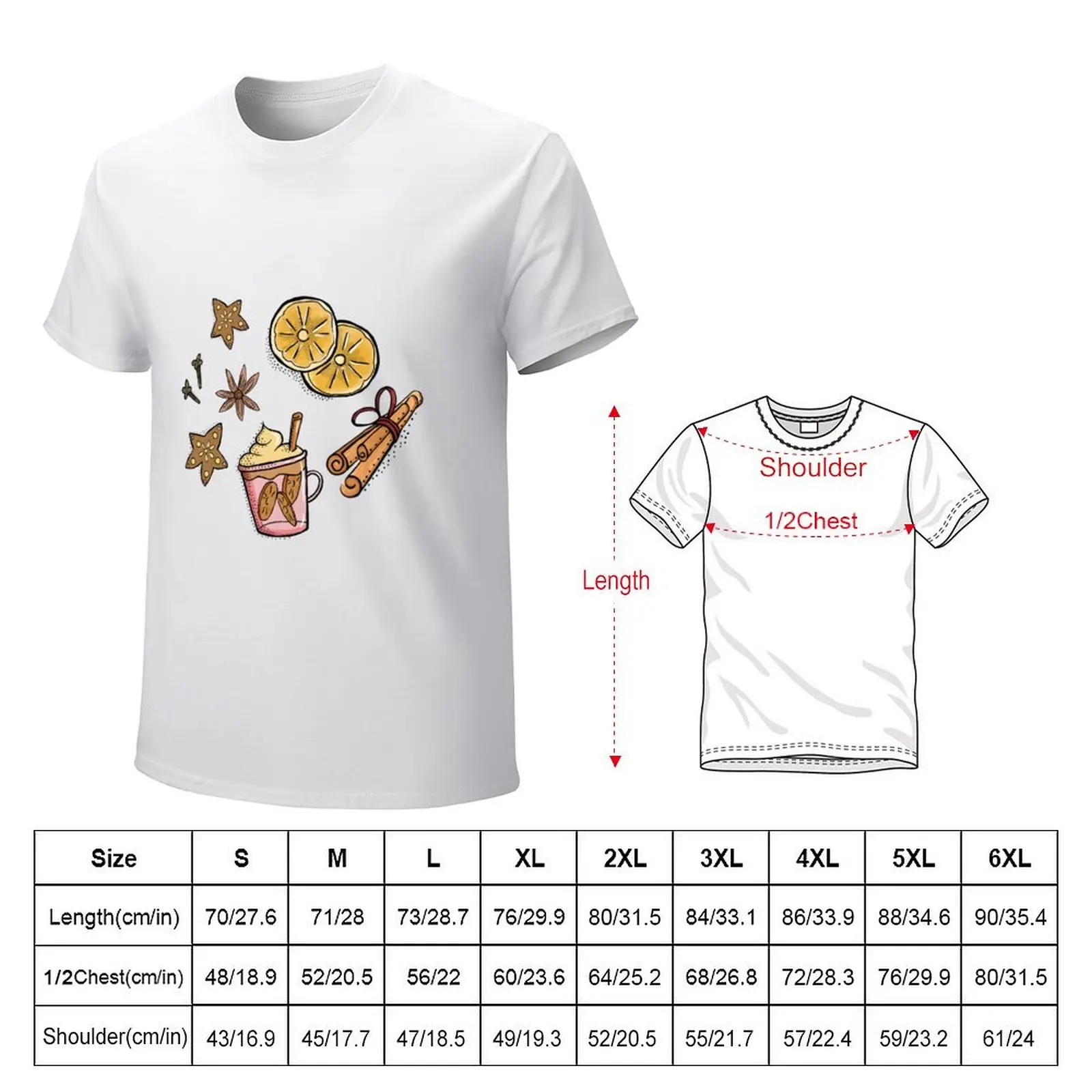 Christmas scents pattern T-Shirt cute clothes aesthetic clothes men t shirt