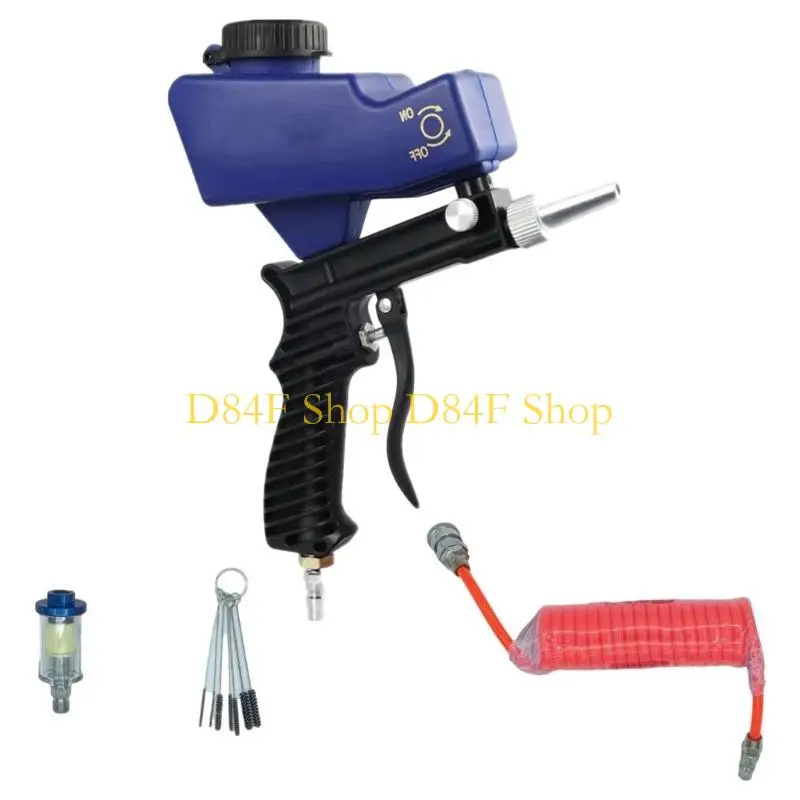 D84F Professional Sandblasting Guns Portable Sand Blasters for Smooth and Even Finish